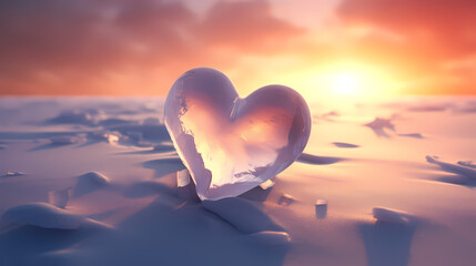 Fototapeta premium Romantic heart-shaped Valentine's Day background, symbolizing Valentine's Day, wedding, love