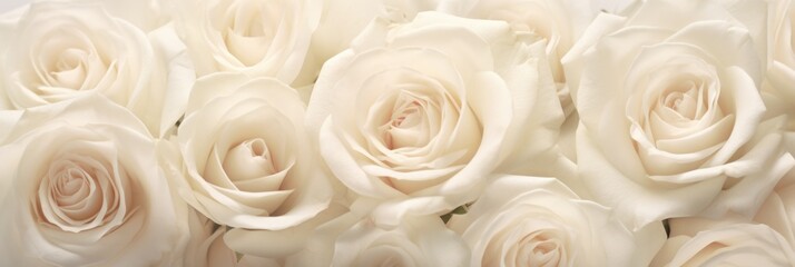 white roses background
