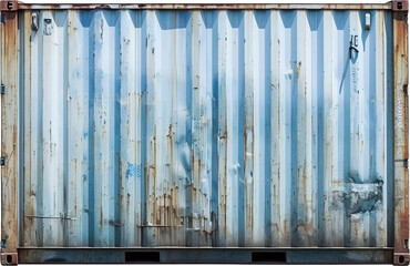 Container isolated on transparent background. PNG