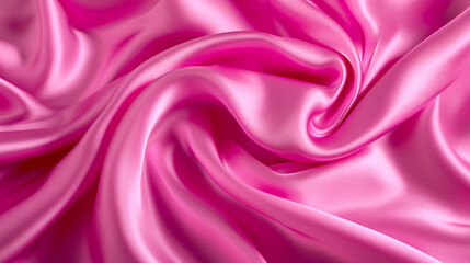 Obraz premium pink satin fabric