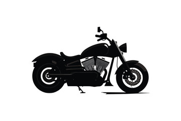 Obraz premium motorcycle icon design vector silhouette