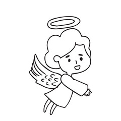 Hand drawn popular angel and cupid element design. cupid, valentine, love, heart