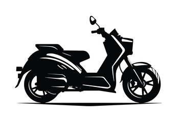 motorcycle icon design vector silhouette