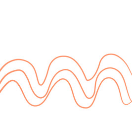 abstract red background wave motif monoline