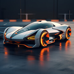futuristic car