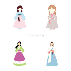 Korean girl in Hanbok