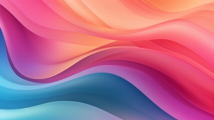 Fototapeta premium abstract colorful background with smooth wavy lines in pink, blue and purple colors