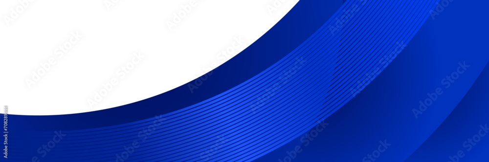 Aufkleber elegant blue gradient background with glowing lines