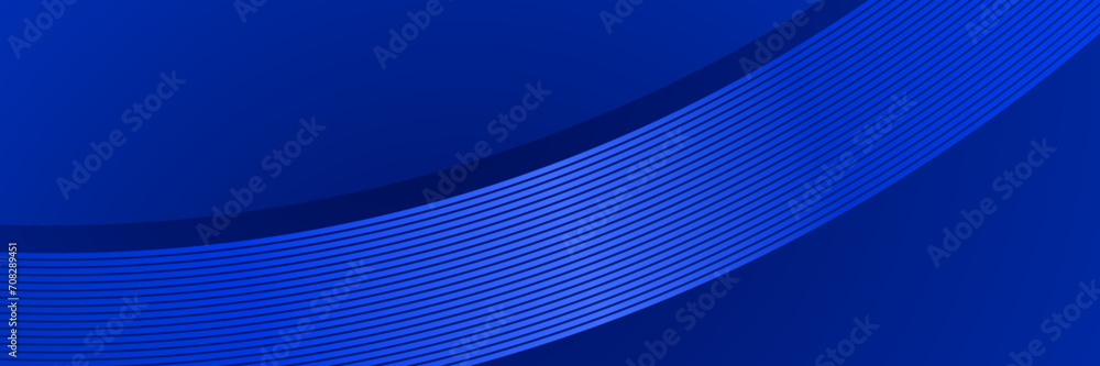 Aufkleber elegant blue gradient background with glowing lines