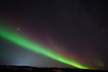 Aurora Borealis, Northern Lights, at Yellowknife, Northwest Territories, Canada