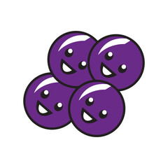 Make a Professional Grape Vector Cartoon