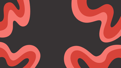 background with pink wave curve