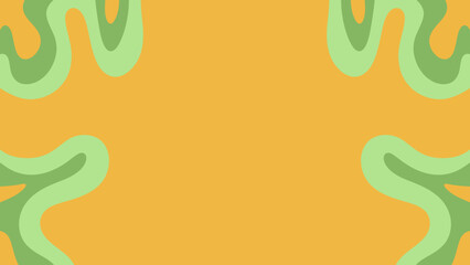 abstract background with green wave pattern