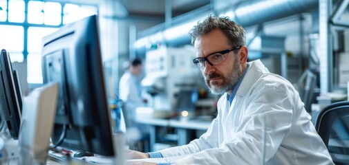Engineer developing innovative technology by AI generate.