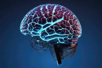 AI Artificial Intelligence Brain Cyber Technology