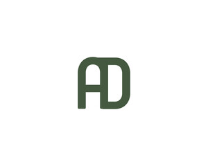 AD LOGO DESIGN VECTOR TEMPLATE