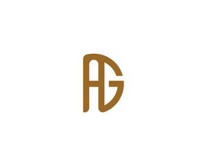 AG LOGO DESIGN VECTOR TEMPLATE