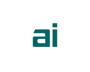 AI LOGO DESIGN VECTOR TEMPLATE