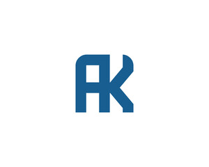Fototapeta premium AK LOGO DESIGN VECTOR TEMPLATE