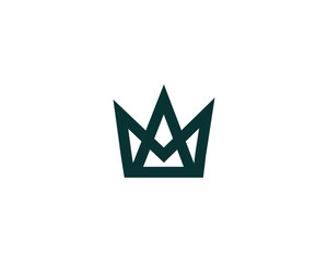 AM MA KING LOGO DESIGN VECTOR TEMPLATE