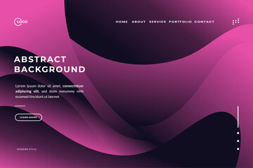 Elegant Abstract Pink Wave Background, Stunning Web Design Element or Digital Art Display