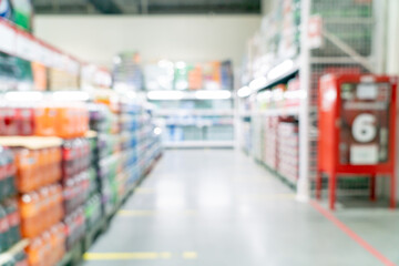 abstract blur supermarket for background