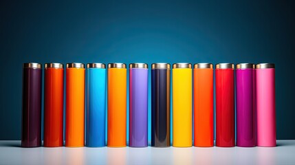 Solid state batteries high capacity energy storage next generation technology solid color background