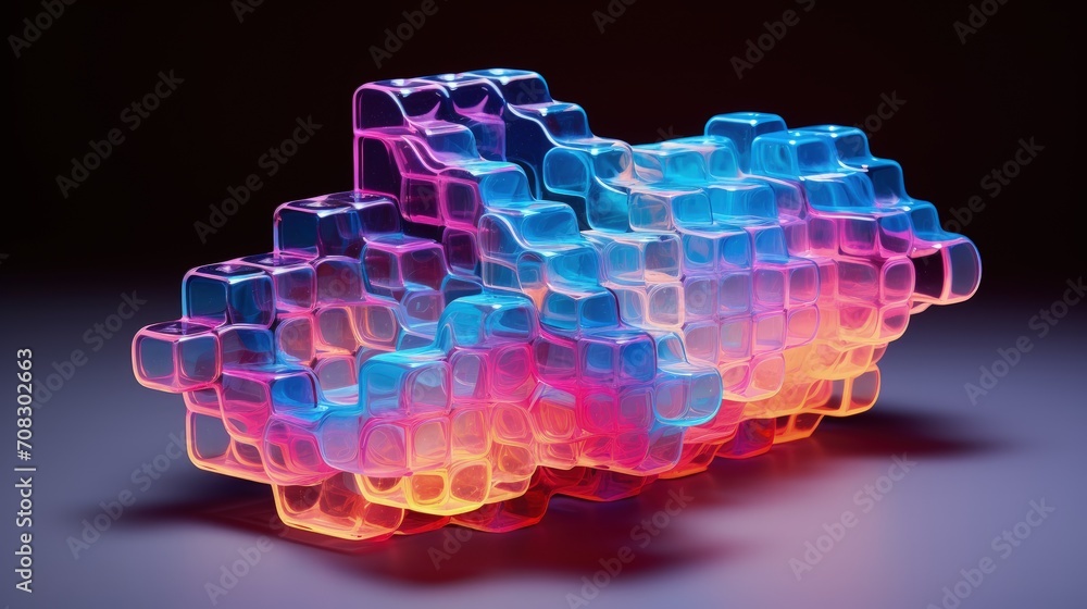 Aufkleber programmable matter shape shifting materials reconfigurable substances solid color background