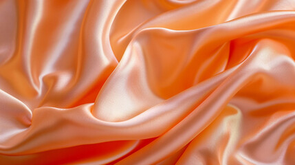Fototapeta premium Peach & burnt silk background.