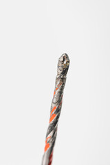 Damaged Fried Dough Twists bit on electric drill