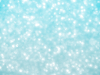 Blue Bokeh Winter Gradient Background Blurry Twinkle Texture Soft Light Glow White Party Holiday Celebrate Effect Glitter Cyan Cold Sparkle Bubble Dreamy Soft Surface Glamour Template Mockup Festive.