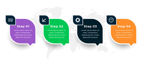 stylish corporate infographic workflow chart template for data visualization