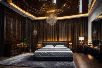 Glamour style bedroom