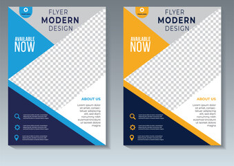 Creative corporate business flyer brochure template design, Abstract business flyer, Brochure design, Cover design, Poster, Marketing agency flyer design.