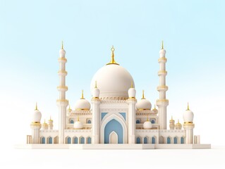 Islamic mosque, ramadan kareem