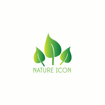 Nature creative symbol organic concept. Bio herbal health care abstract business eco logo. Fresh food, circle package, beauty flora, pharmacy icon. Corporate identity logotype, company graphic design