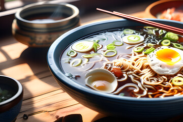 Korean ramen. Generative AI.