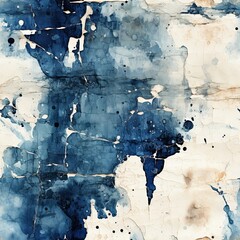 white blue grunge background with seamless pattern vintage retro texture