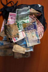 Nigerian Naira cash on the table