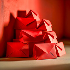 Stack of Red Envelopes