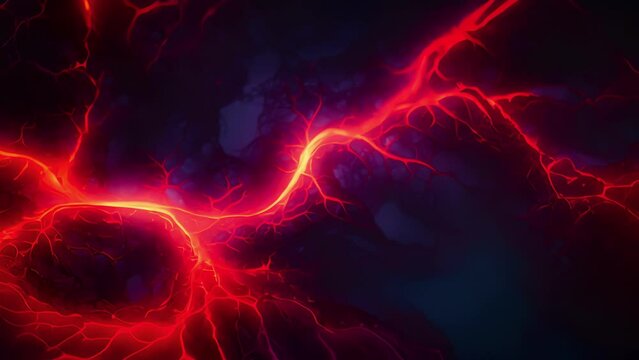 A creative of the developing vascular system, resembling a mesmerizing intertwining of rivers and streams.