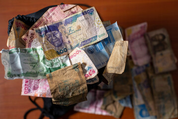 Nigerian Naira cash on the table