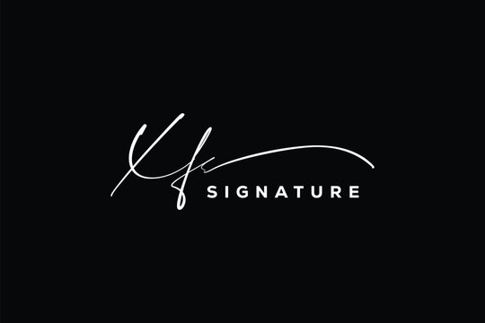 XF initials Handwriting signature logo. XF Hand drawn Calligraphy lettering Vector. XF letter real estate, beauty, photography letter logo design.