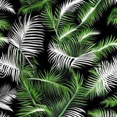 palm leaves background