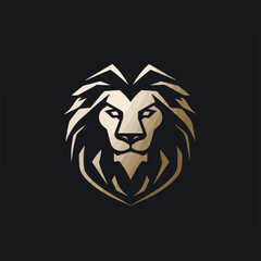 set of lion mascot logo vector illustration generative ai