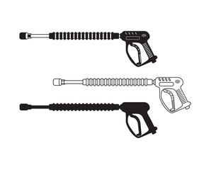 Pressure Washer Gun , Pressure Washing Vector, Pressure Washer Gun Monogram, Pressure Washing Logo, Power Washing Gun