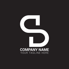 Letter CD Logo Design, Creative Minimal CD Monogram 