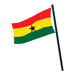 National flag of Ghana
