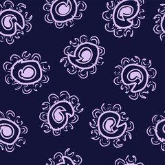 Colourful Paisley abstract Seamless Pattern Design