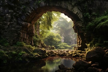 Fototapeta premium Ancient archway architecture